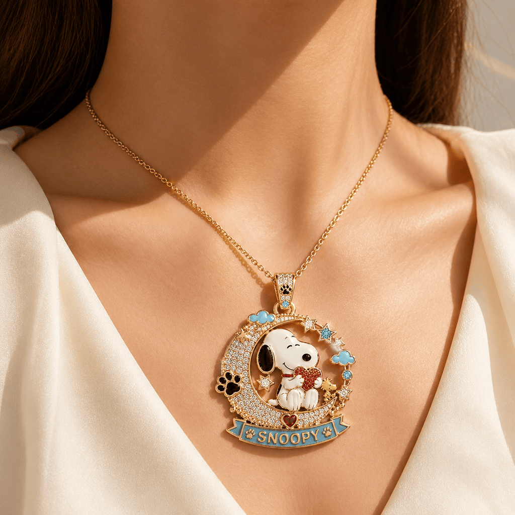 SNPY Solid Gold Chain with Diamond Pendant PDL